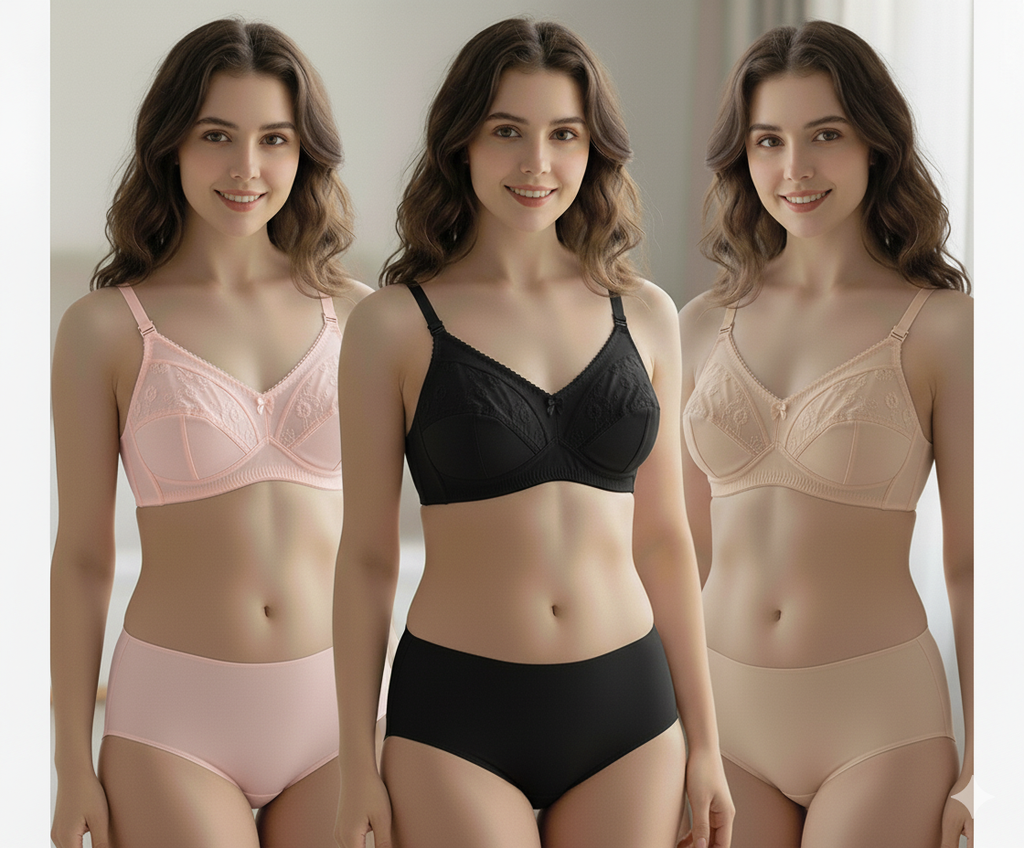 Cotton Bra and Underwear
