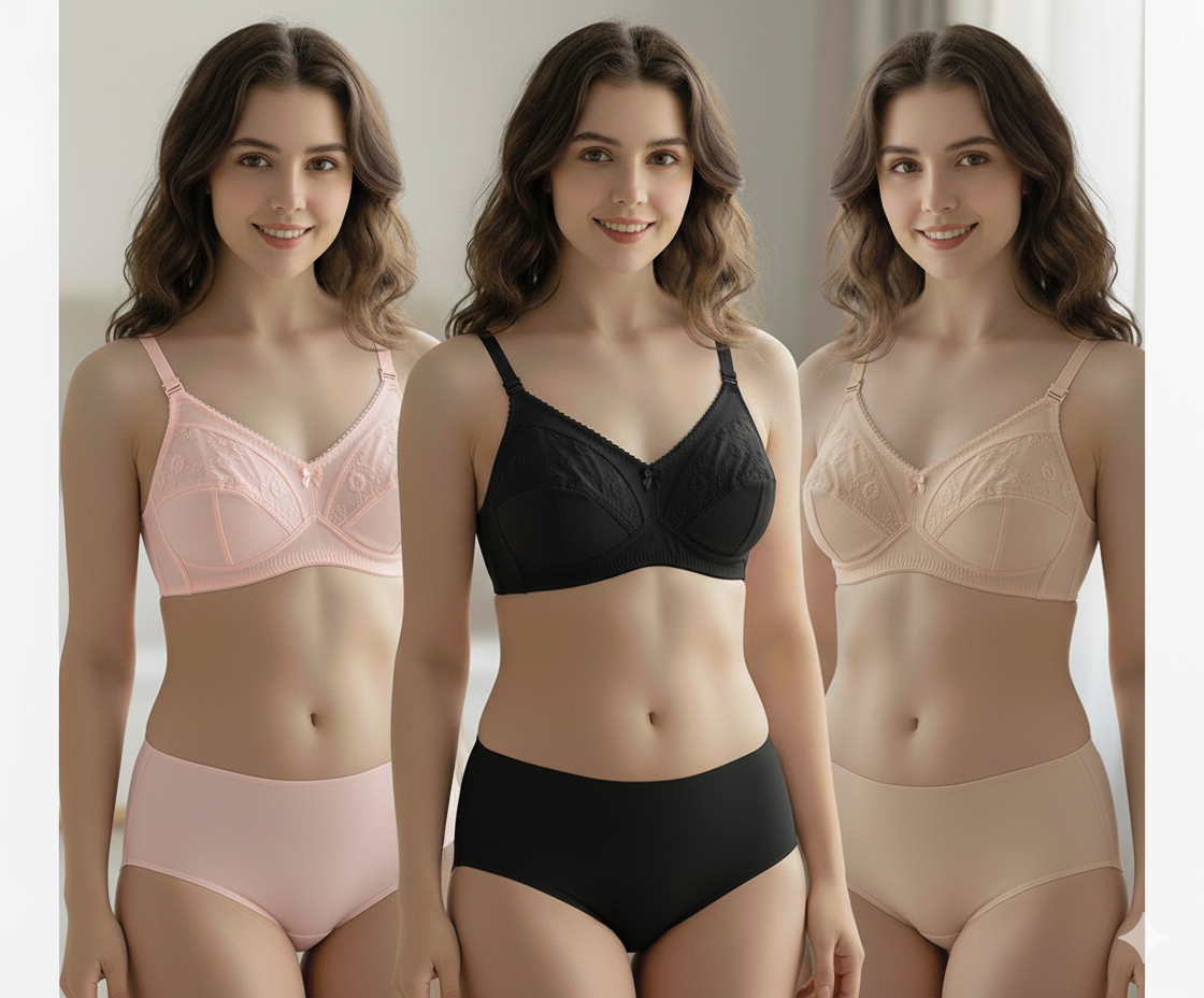 Cotton Bra and Underwear